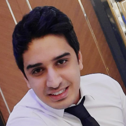 Mostafa Heidari smiling